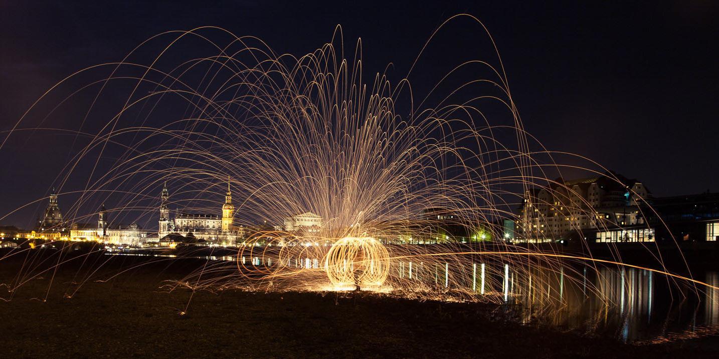 Lichtmalerei Photowalk Dresden